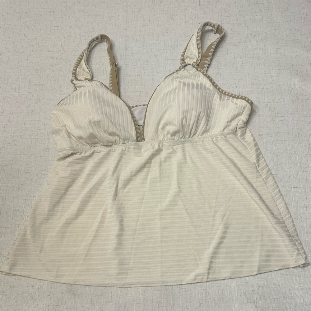 💜Women’s White Tankini — Size XXL - Picture 9 of 10